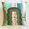 Wave Pillow Green
