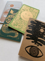 Smiley Dot Notebook in Grass Green