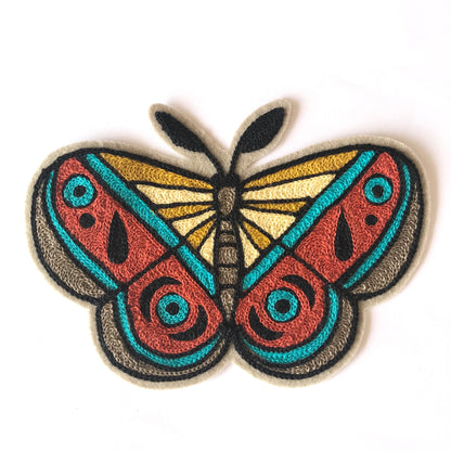 Mammoth Moth Chainstitch Patch