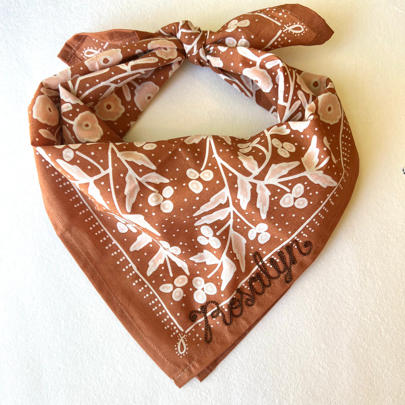 Rusty Flowers Bandana