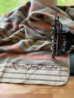Alpaca Throw - Oasis-With Custom Embroidery