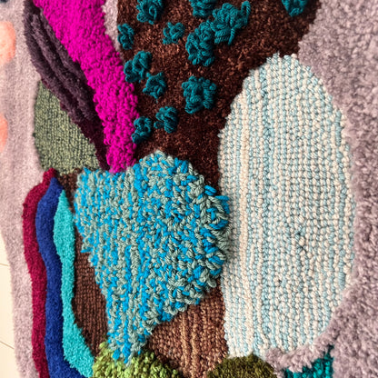 Pink Clouds Tufted Wall Hanging