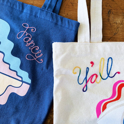 Eye Wave Tote Bag