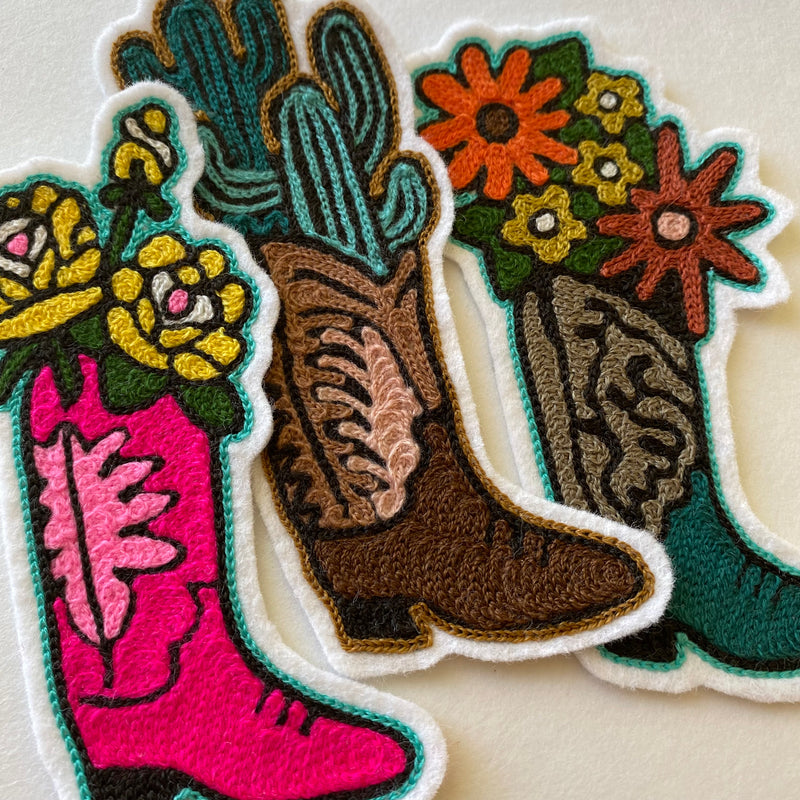 Boot Blooms Patch