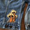 Magic Mushroom Chainstitch Patch