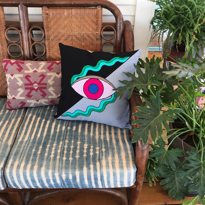 Black Triangle Eye Pillow