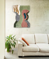 Abstract Gold Stripes Wall Hanging