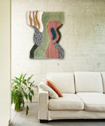 Abstract Gold Stripes Wall Hanging
