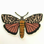 Tiger Moth Chainstitch & Chenille Patch