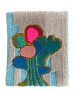 Abstract Cactus Blue Wall Hanging