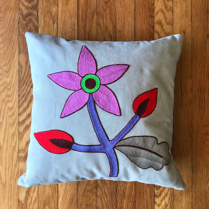 Magenta Flower Hug Pillow