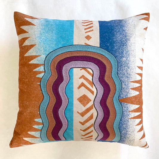Wave Pillow Orange