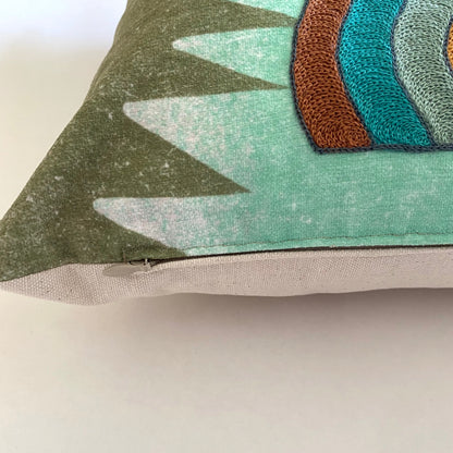 Wave Pillow Green