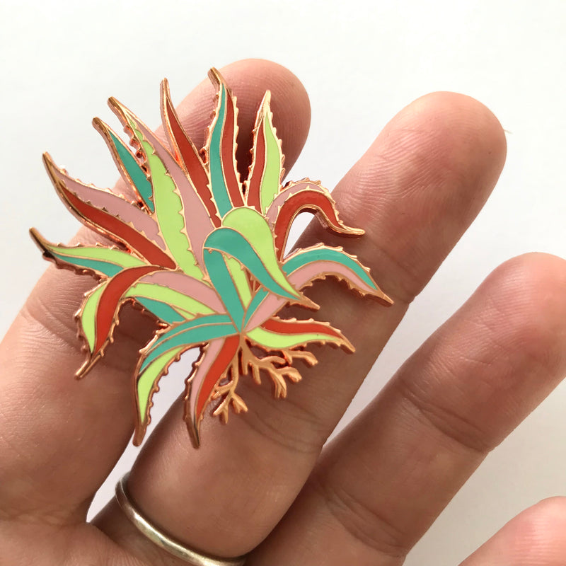 Agave Enamel Pin