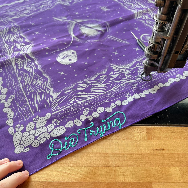 The Solitario Bandana Purple