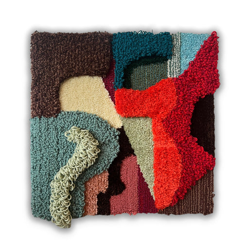 Abstract Triangle Wave Wall Hanging