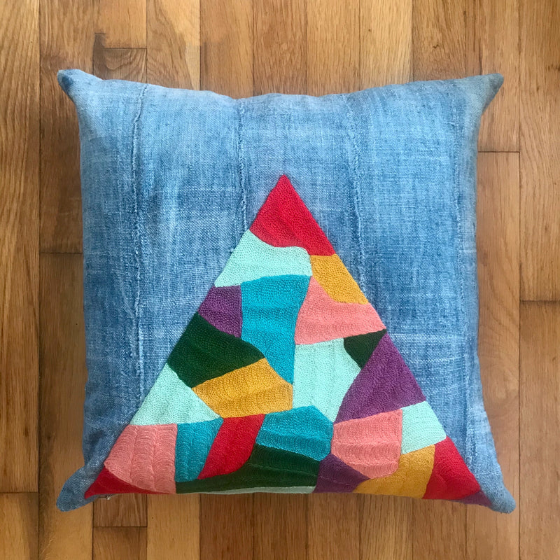 Patchwork Mountain Pillow