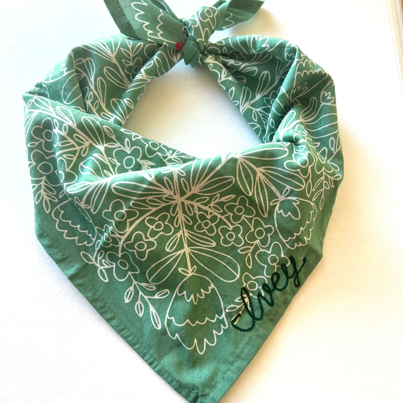 Sage Bloom Bandana