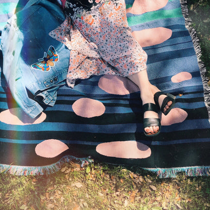 Stained Glass Moth Chainstitch & Chenille Patch