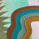 Wave Pillow Green