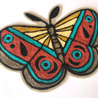 Mammoth Moth Chainstitch Patch