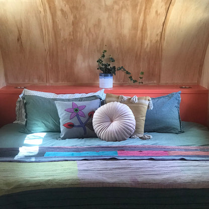 Magenta Flower Hug Pillow