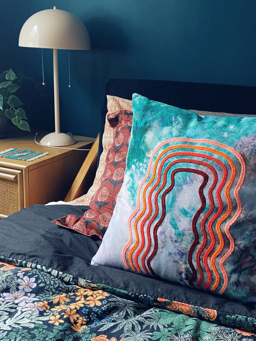 Iced Wave Portal Pillow